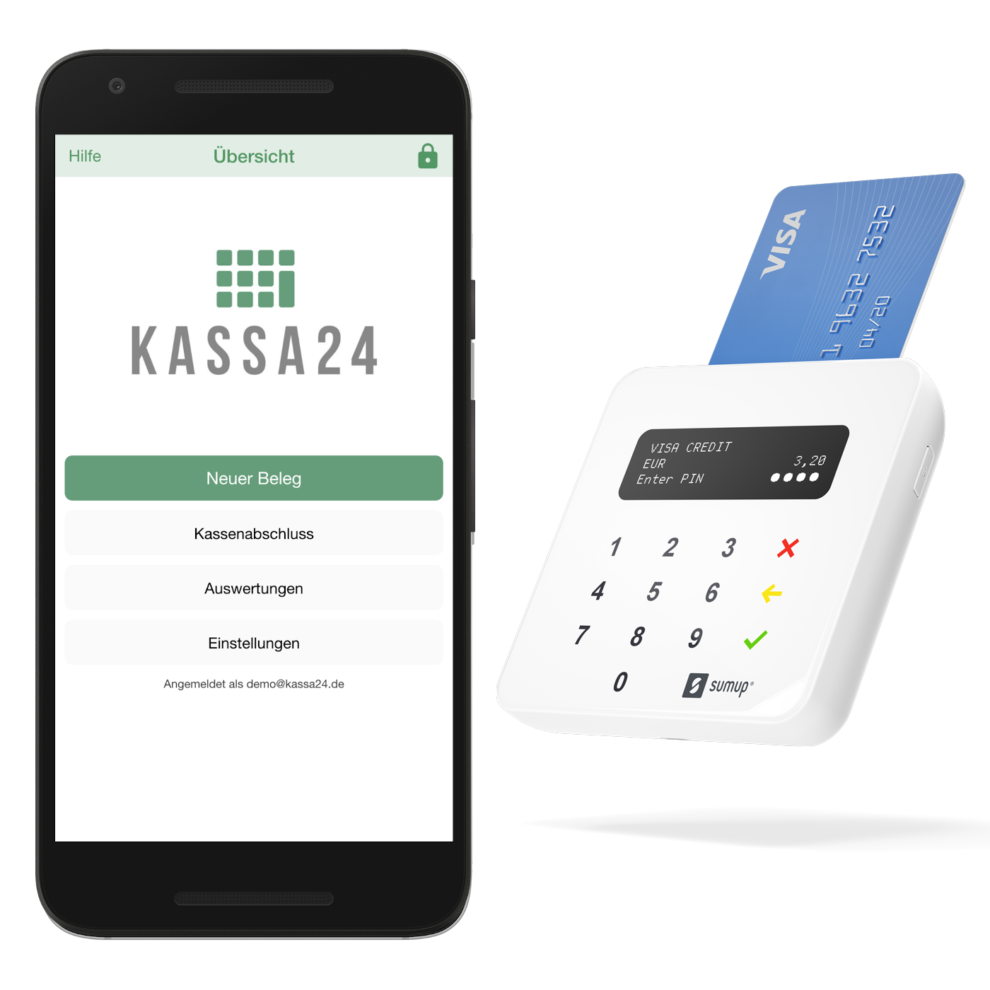 Android Kassensystem mit Kartenzahlung
